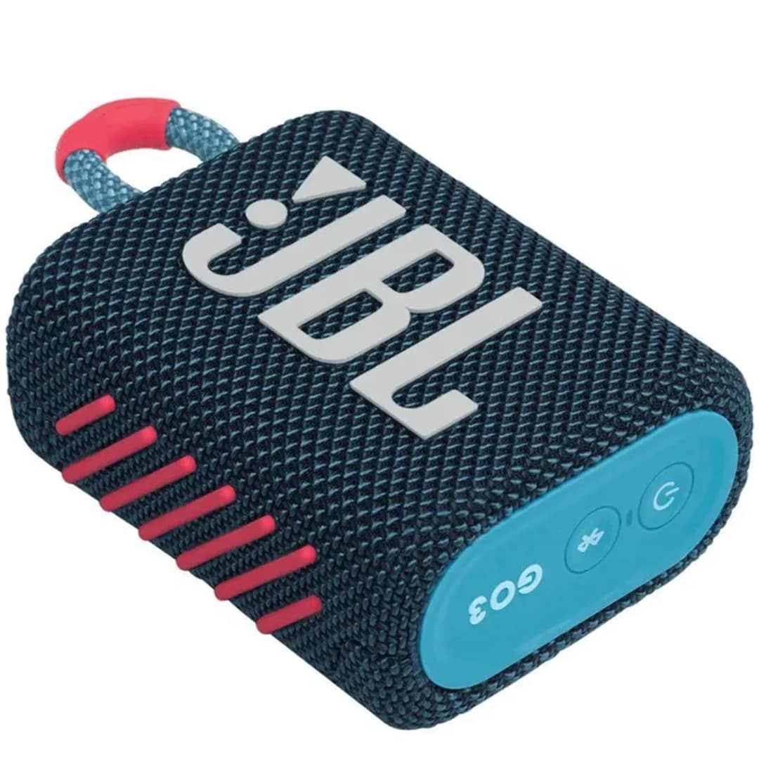 Портативная колонка JBL GO 3, Blue/Pink — фото 3