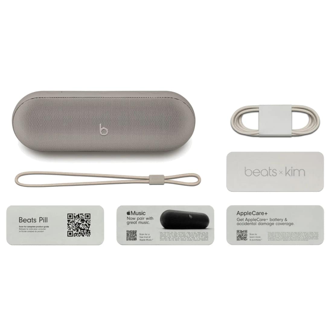 Портативная колонка Beats Pill, Kim Kardashian Light Grey — фото 5
