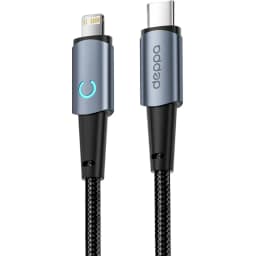 Кабель Deppa Moon USB-C Lightning 1 2m 72522 Gray — фото 1