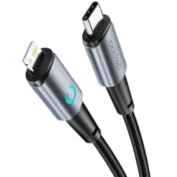 Кабель Deppa Moon USB-C Lightning 1 2m 72522 Gray — фото 2
