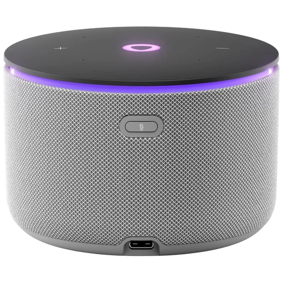 Умная колонка Яндекс Станция Мини 3 Про с Zigbee, Серый — фото 4