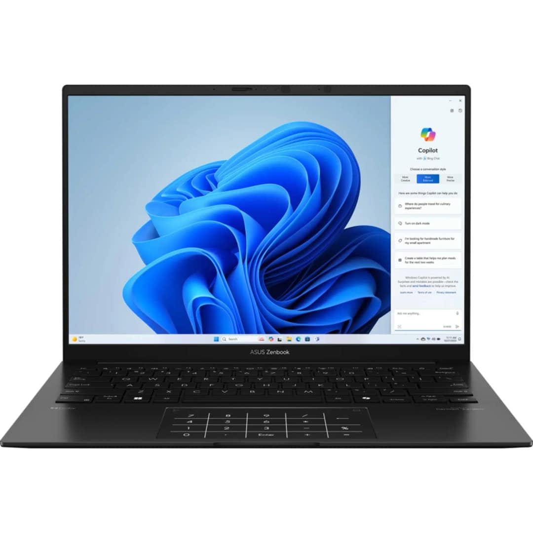 Ноутбук ASUS Zenbook 14 UM3406KA-QD213W 14 OLED R5-340 AI SSD Jade Black — фото 2