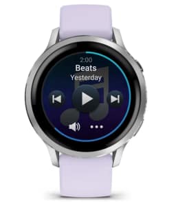 Смарт-часы Garmin Venu 4 41mm Silver Bezel With Silicone Band, Periwinkle — фото 8