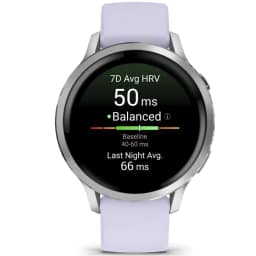 Смарт-часы Garmin Venu 4 41mm Silver Bezel With Silicone Band, Periwinkle — фото 9