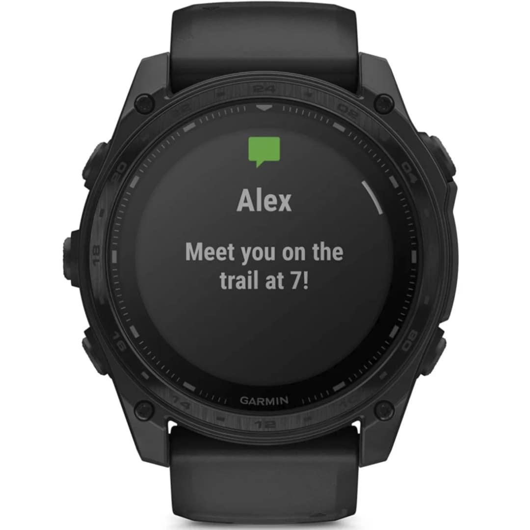 Смарт-часы Garmin Tactix 8 51mm Solar Sapphire Applied Ballistic Solver with Silicone Band Black — фото 5