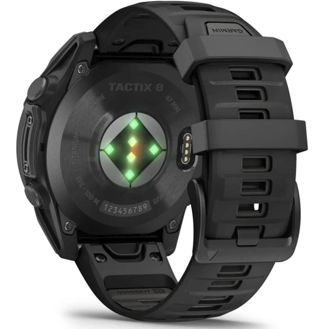 Смарт-часы Garmin Tactix 8 47mm Amoled Sapphire Solver Black — фото 3