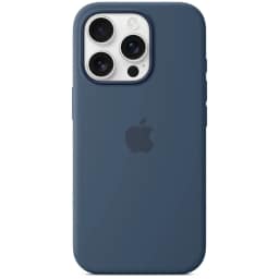 Чехол Apple Silicone Case with MagSafe для iPhone 16 Pro, Denim — фото 3