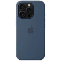 Чехол Apple Silicone Case with MagSafe для iPhone 16 Pro Max, Denim — фото 1