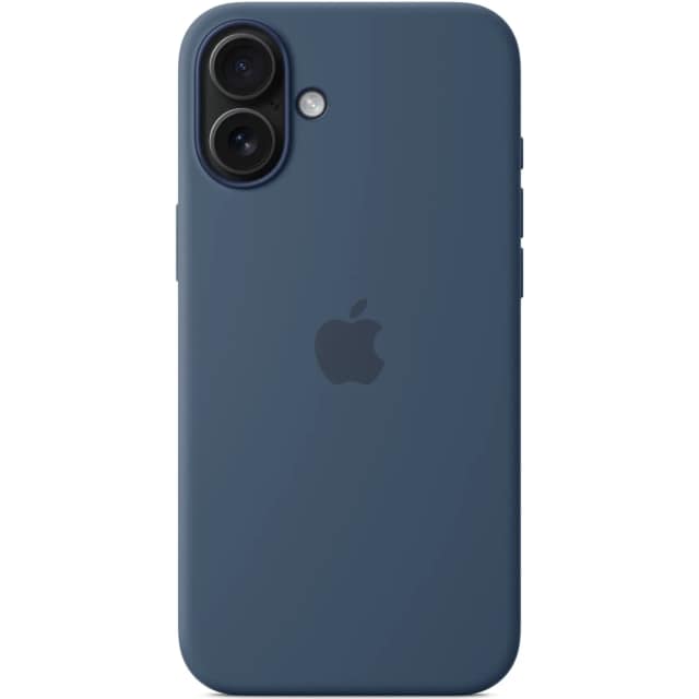 Чехол Apple Silicone Case with MagSafe для iPhone 16 Plus, Denim