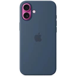 Чехол Apple Silicone Case with MagSafe для iPhone 16 Plus, Denim — фото 4