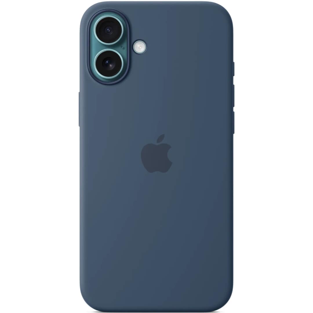 Чехол Apple Silicone Case with MagSafe для iPhone 16 Plus, Denim — фото 5