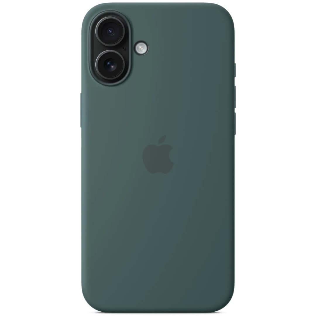 Чехол Apple Silicone Case with MagSafe для iPhone 16 Plus, Lake Green — фото 2