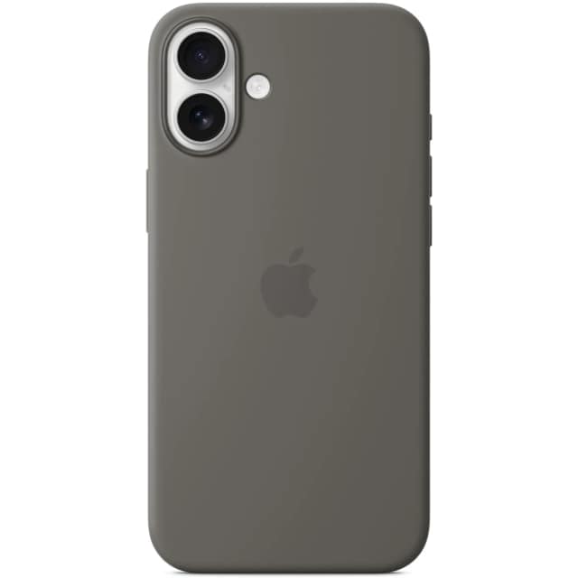 Чехол Apple Silicone Case with MagSafe для iPhone 16, Stone Grey
