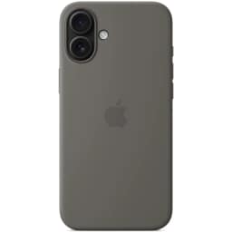Чехол Apple Silicone Case with MagSafe для iPhone 16, Stone Grey — фото 2