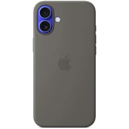 Чехол Apple Silicone Case with MagSafe для iPhone 16, Stone Grey — фото 3