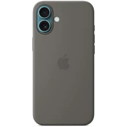 Чехол Apple Silicone Case with MagSafe для iPhone 16, Stone Grey — фото 4