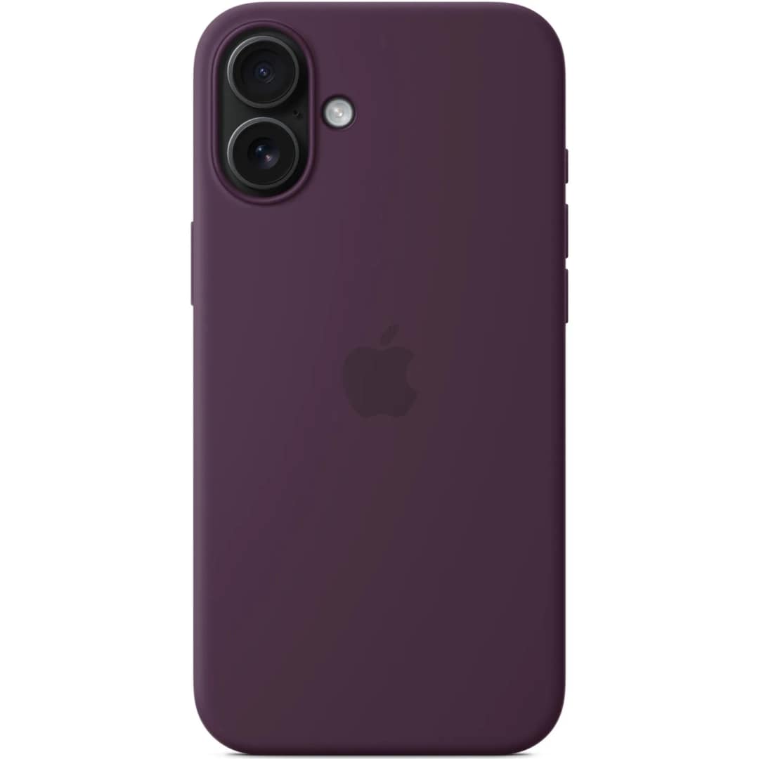 Чехол Apple Silicone Case with MagSafe для iPhone 16, Plum — фото 2
