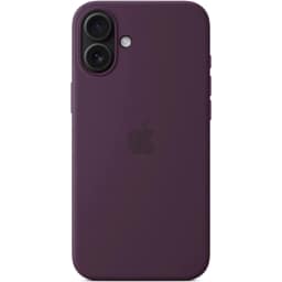 Чехол Apple Silicone Case with MagSafe для iPhone 16, Plum — фото 2