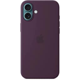 Чехол Apple Silicone Case with MagSafe для iPhone 16, Plum — фото 5