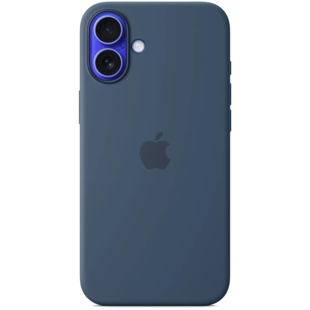 Чехол Apple Silicone Case with MagSafe для iPhone 16, Denim — фото 2