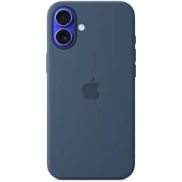 Чехол Apple Silicone Case with MagSafe для iPhone 16, Denim — фото 2