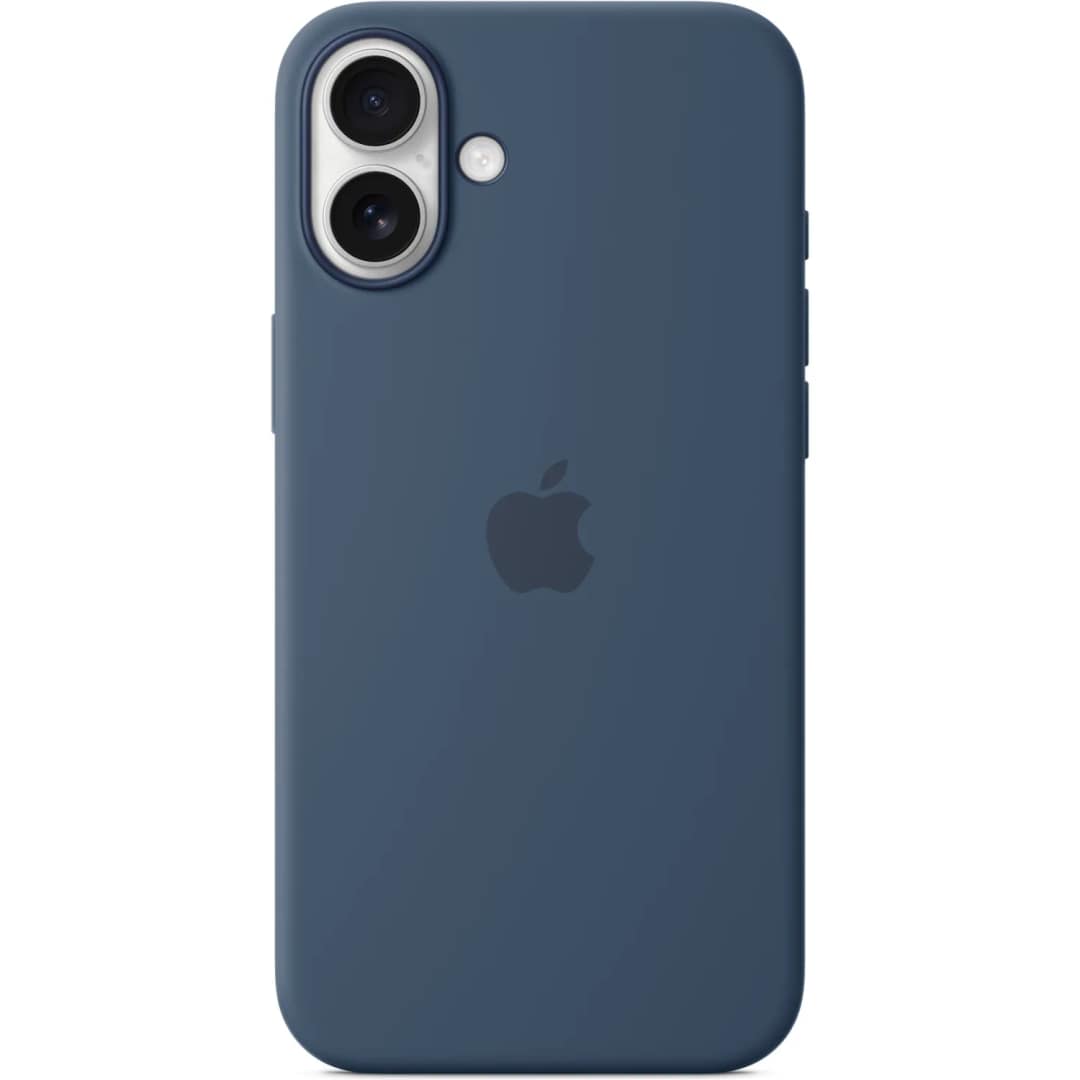 Чехол Apple Silicone Case with MagSafe для iPhone 16, Denim — фото 3