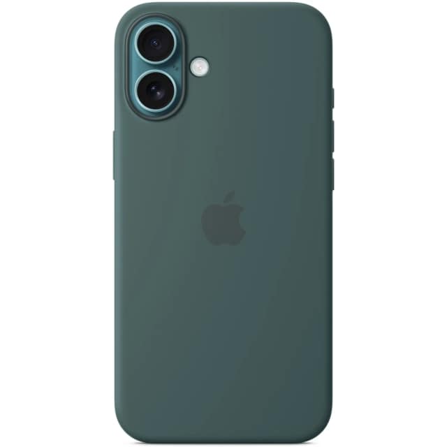 Чехол Apple Silicone Case with MagSafe для iPhone 16, Lake Green