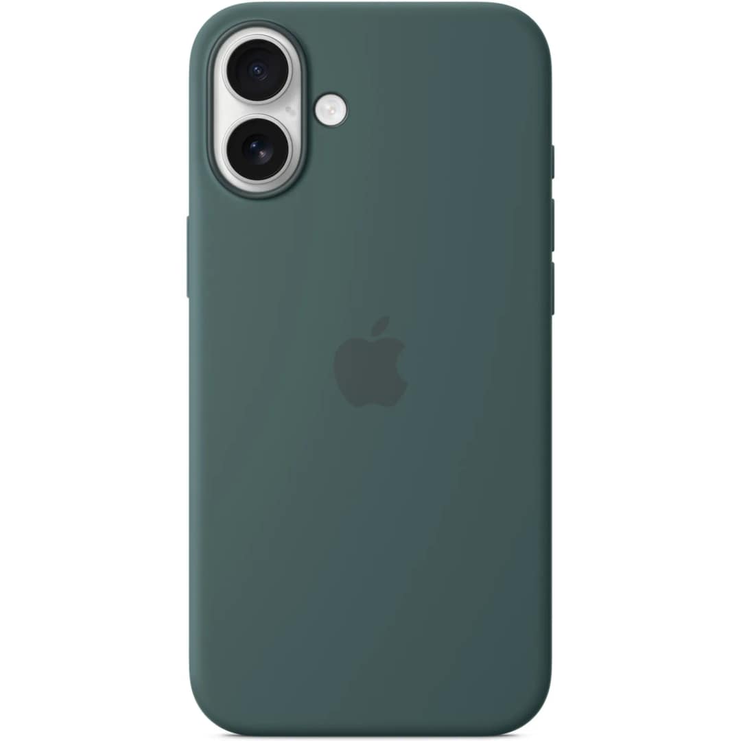 Чехол Apple Silicone Case with MagSafe для iPhone 16, Lake Green — фото 3