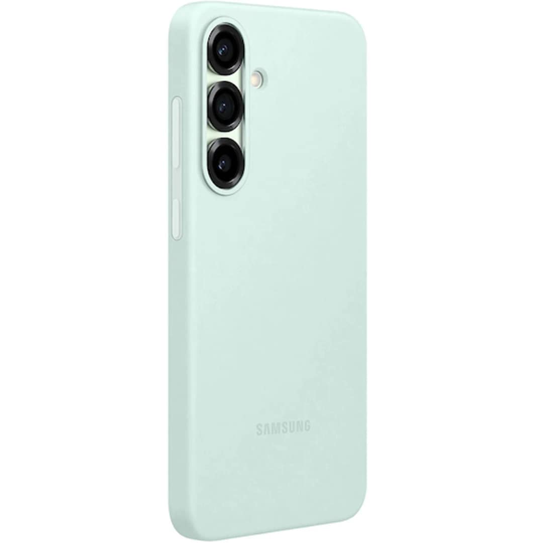 Чехол Samsung Silicone Case для Samsung Galaxy S25, Mint Green — фото 3