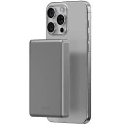Внешний аккумулятор EnergEA Alupac 10K 10000 mAh Magsafe, Natural Titanium — фото 3