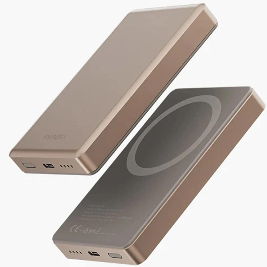 Внешний аккумулятор EnergEA Alupac 10K 10000 mAh Magsafe, Gold — фото 5
