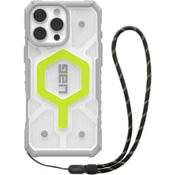 Чехол UAG MagSafe Pathfinder Clear для iPhone 16 Pro Active Neon Lanyard — фото 1