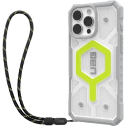 Чехол UAG MagSafe Pathfinder Clear для iPhone 16 Pro Active Neon Lanyard — фото 2