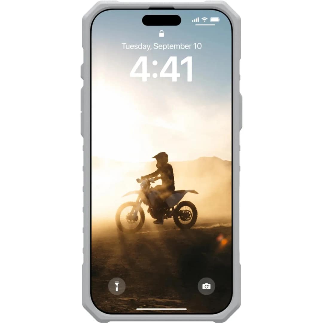 Чехол UAG MagSafe Pathfinder Clear для iPhone 16 Pro Max, Active Neon — фото 3