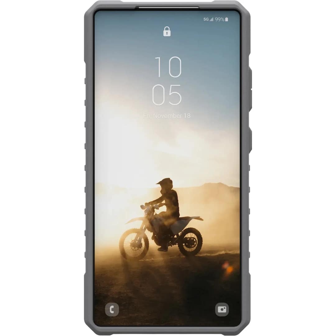 Чехол UAG MagSafe Pathfinder Clear для Samsung Galaxy S25 Ultra Active Lava Lanyard — фото 2