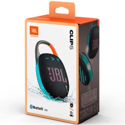 Портативная колонка JBL Clip 5, Black/Blue — фото 6