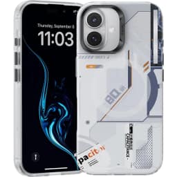 Чехол Benks Magnetic Perspective-Mecha Case with MagSafe для iPhone 16, White