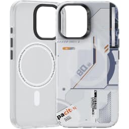 Чехол Benks Magnetic Perspective-Mecha Case with MagSafe для iPhone 16, White — фото 3
