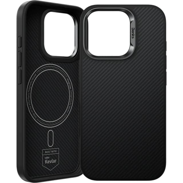 Чехол Benks ArmorPro Case built with Kevlar 600D для iPhone 16 Plus Black
