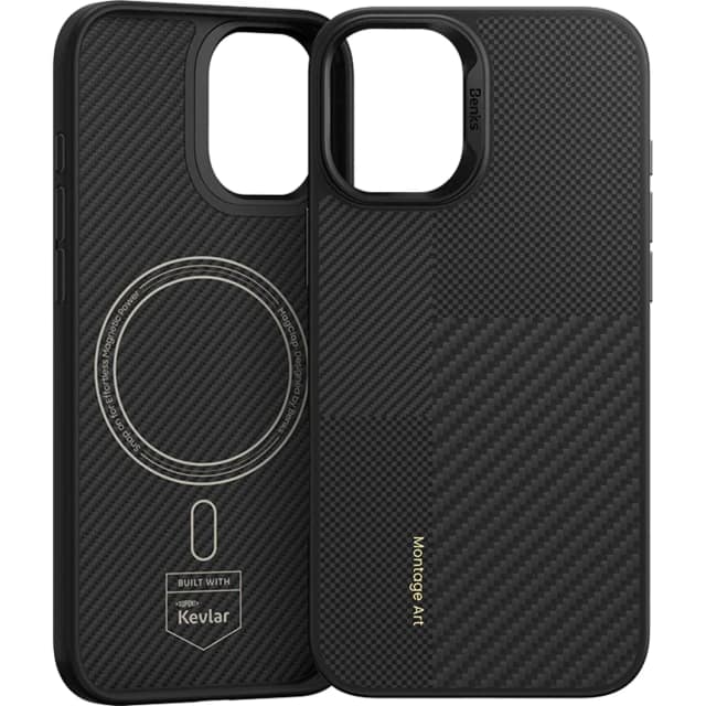 Чехол Benks Montage ArmorPro Case built with Kevlar для iPhone 16 Plus Black