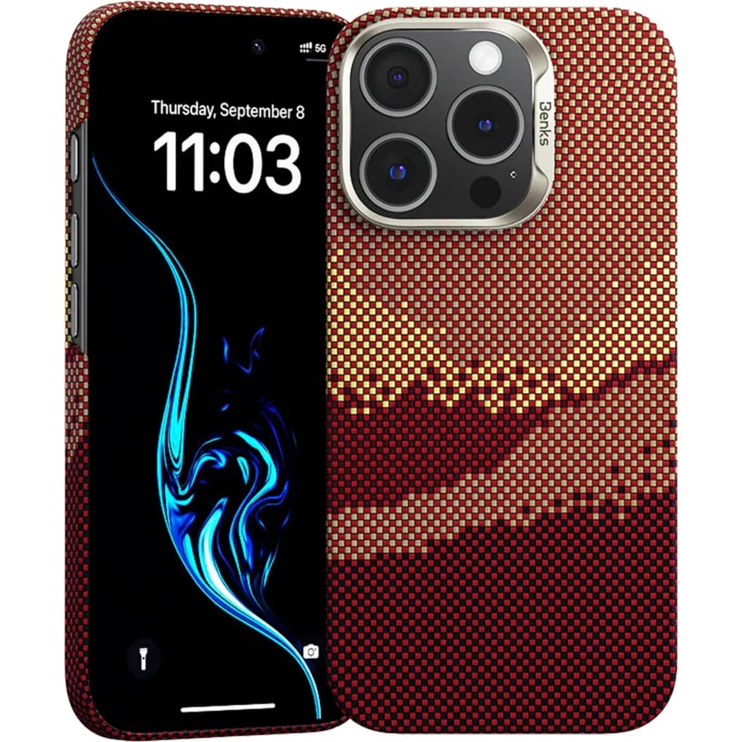 Чехол Benks ArmorAir Case Built with Kevlar для iPhone 16 Pro, Golden Tide — фото 6
