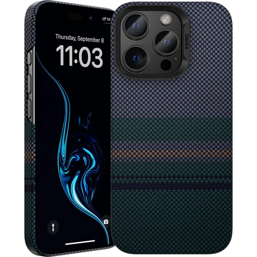 Чехол Benks ArmorPro Case built with Kevlar для iPhone 16 Pro, Aurora — фото 5