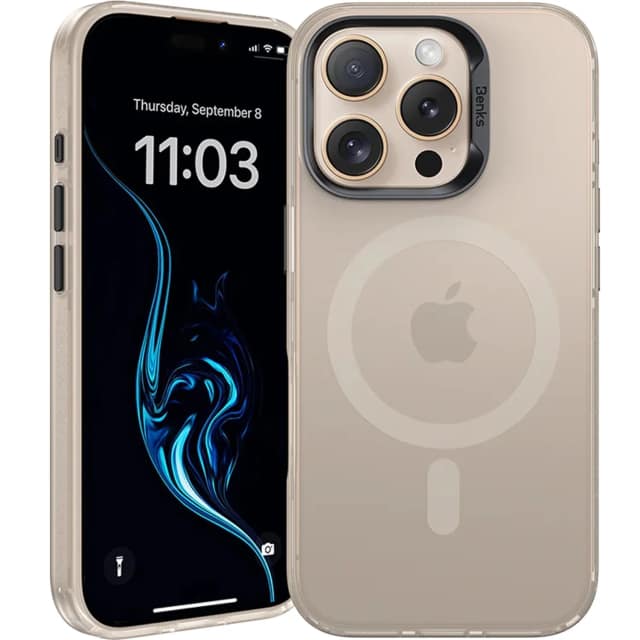 Чехол Benks Lucid Armor Case with MagSafe для iPhone 16 Pro, Gold