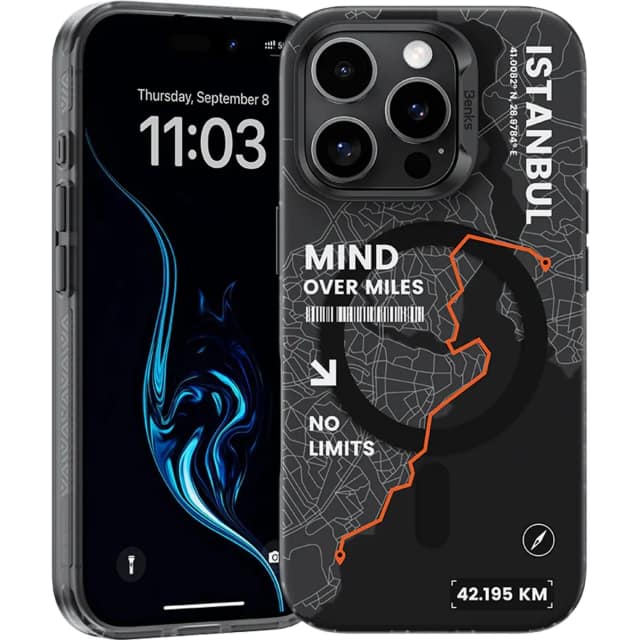 Чехол Benks Magnetic City Case with MagSafe для iPhone 16 Pro, Istanbul