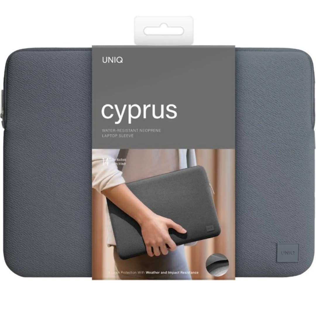 Чехол-папка Uniq Cyprus Laptop Sleeve для ноутбуков 16", Onyx — фото 2