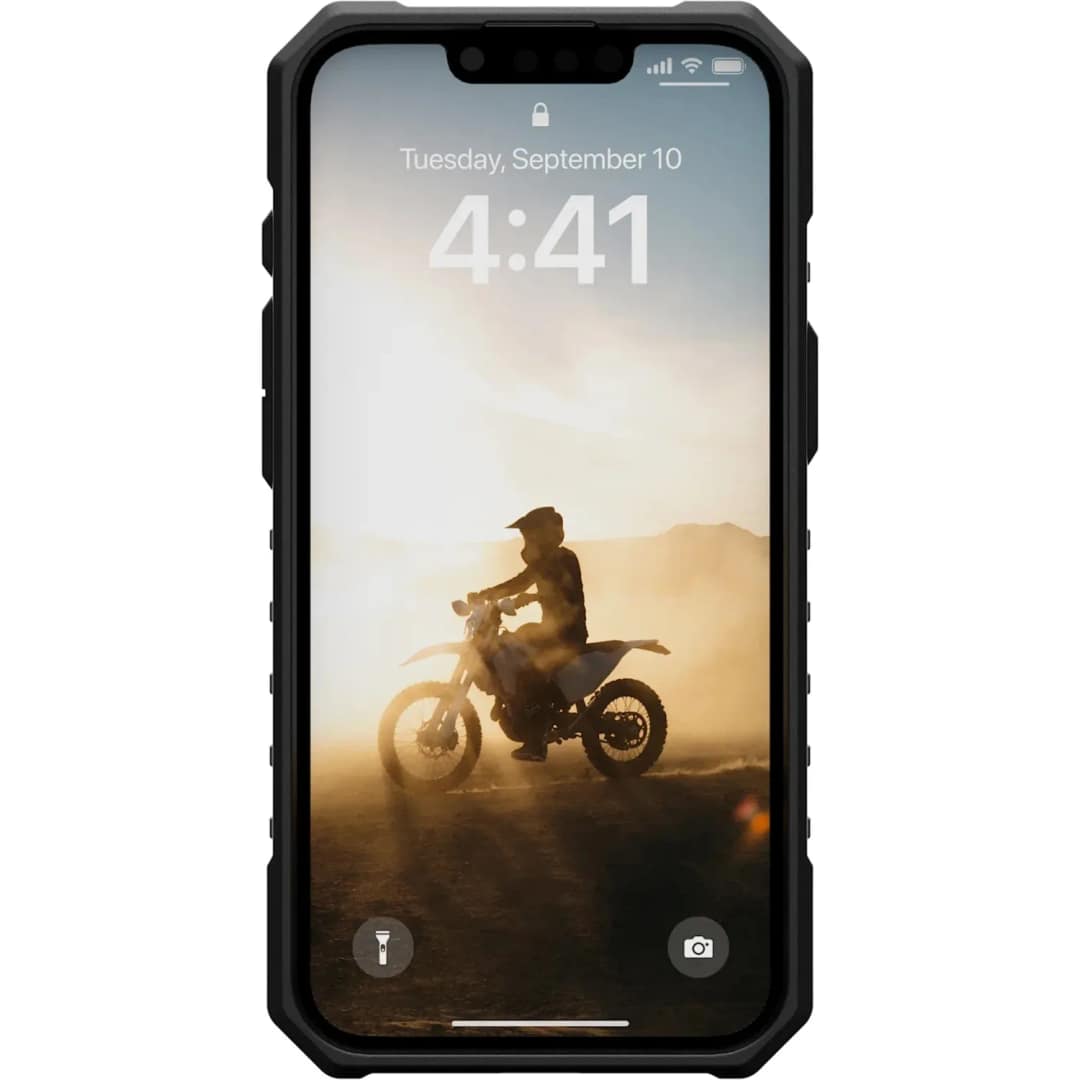 Чехол UAG MagSafe Pathfinder Clear для iPhone 16e Ash — фото 3