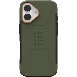 Чехол UAG MagSafe Civilian для iPhone 17, Olive/Orange — фото 1