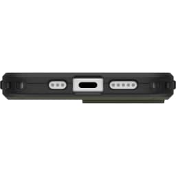 Чехол UAG MagSafe Civilian для iPhone 17, Olive/Orange — фото 4