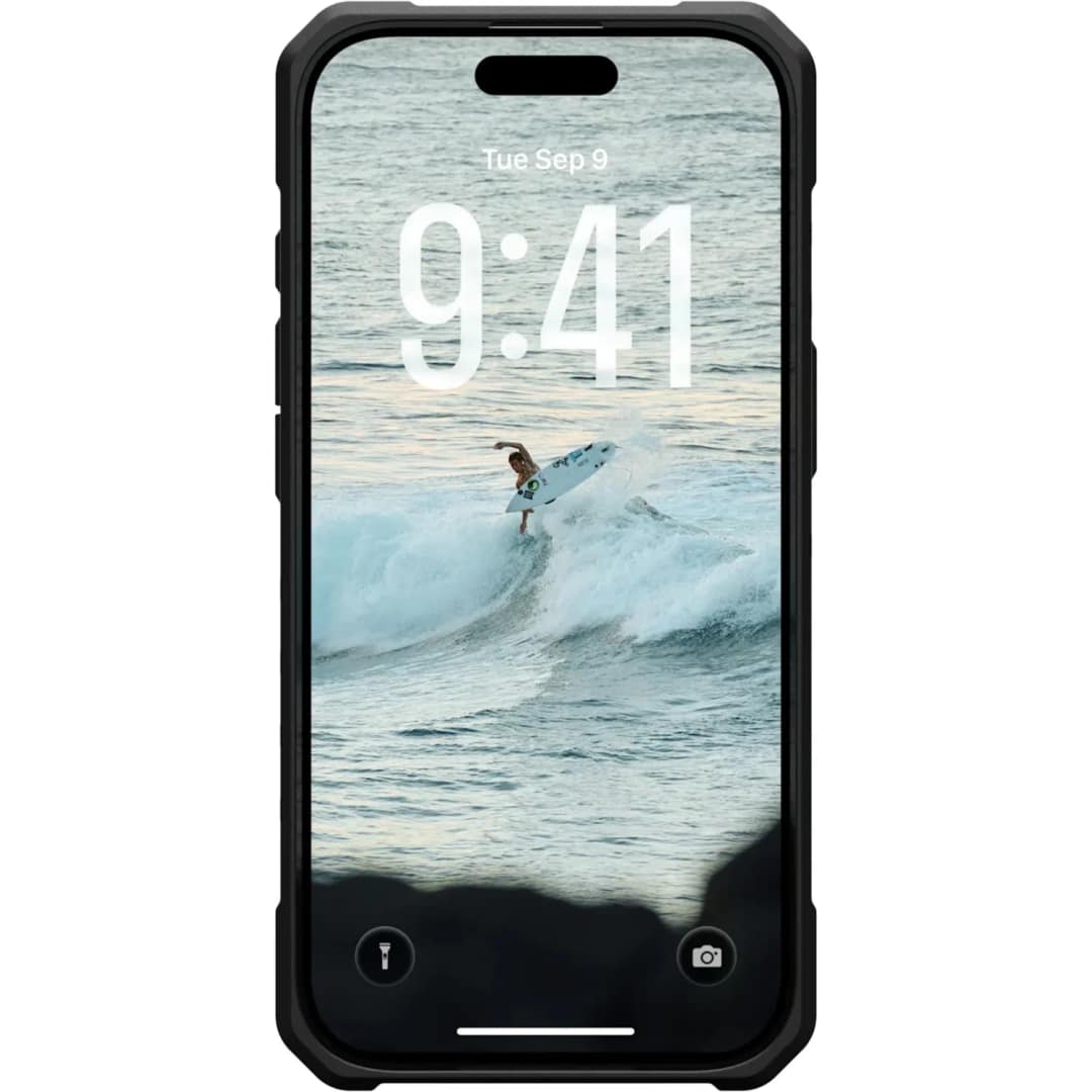Чехол UAG MagSafe Pathfinder Clear для iPhone 17 Black, Ash — фото 3