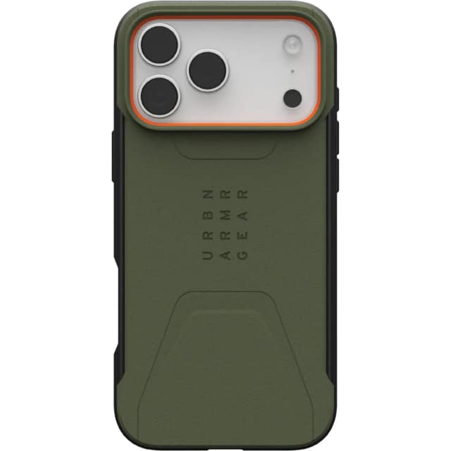 Чехол UAG MagSafe Civilian для iPhone 17 Pro, Olive/Orange